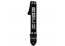 CORREA BANDOLERA GUITARRA BASSO SF06 NYLON 5 CMS NEGRA ROCK