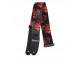 CORREA BANDOLERA GUITARRA BASSO DE27 NYLON 5 CMS ROSAS ROJAS