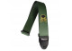 CORREA BANDOLERA GUITARRA BASSO SF128 NYLON 5 CMS VERDE CARAVELA
