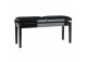 BANQUETA DOBLE REGULABLE GEWA DELUXE NEGRO BRILLO TAPIZ NEG 130210