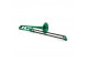TROMBON VARAS ABS P BONE COLOR VERDE 700.643 FUNDA Y BOQUILLA