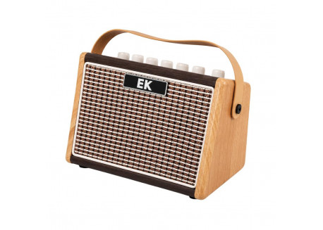 AMPLIFICADOR EK AUDIO AG15A+ GUITARRA CON CAJA DE RITMOS BATERIA RECAR 15 WTS
