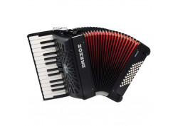 ACORDEON HOHNER 48 BAJOS BRAVO II NEGRO CON FUNDA MOCHILA A 16521