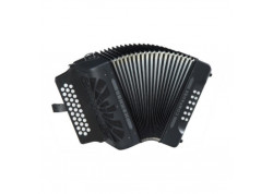 ACORDEON HOHNER COMPADRE DIATONICO MOD GCF A 4822 NEGRO